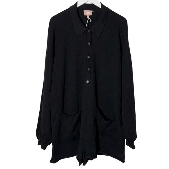 Show Me Your Mumu Gianni Romper Black Knit Size XXL NWT - Picture 3 of 7